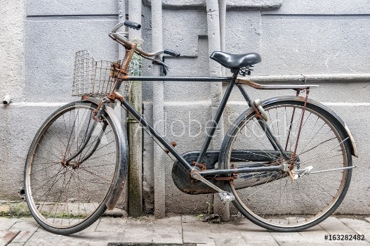 Picture of Old Rusty Bicycle